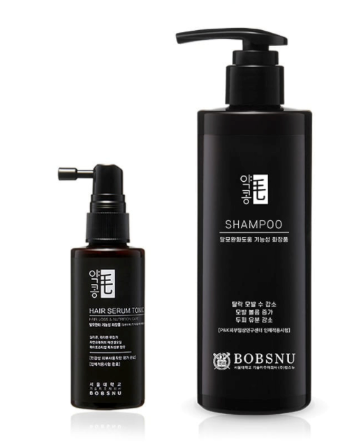 SET 8 (Yakkongmo Hair Shampoo 400ml + Hair Serum Tonic 60ml + Hair Brush)